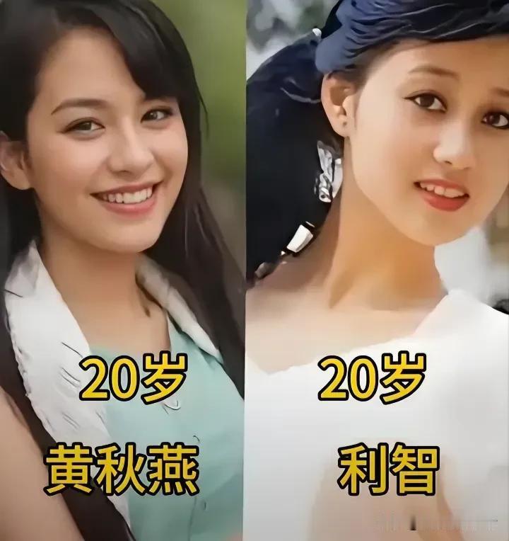 黄秋燕与利智年轻时皆是风华绝代的绝色美人，相伴不同人，半生光景截然不同。二十岁时