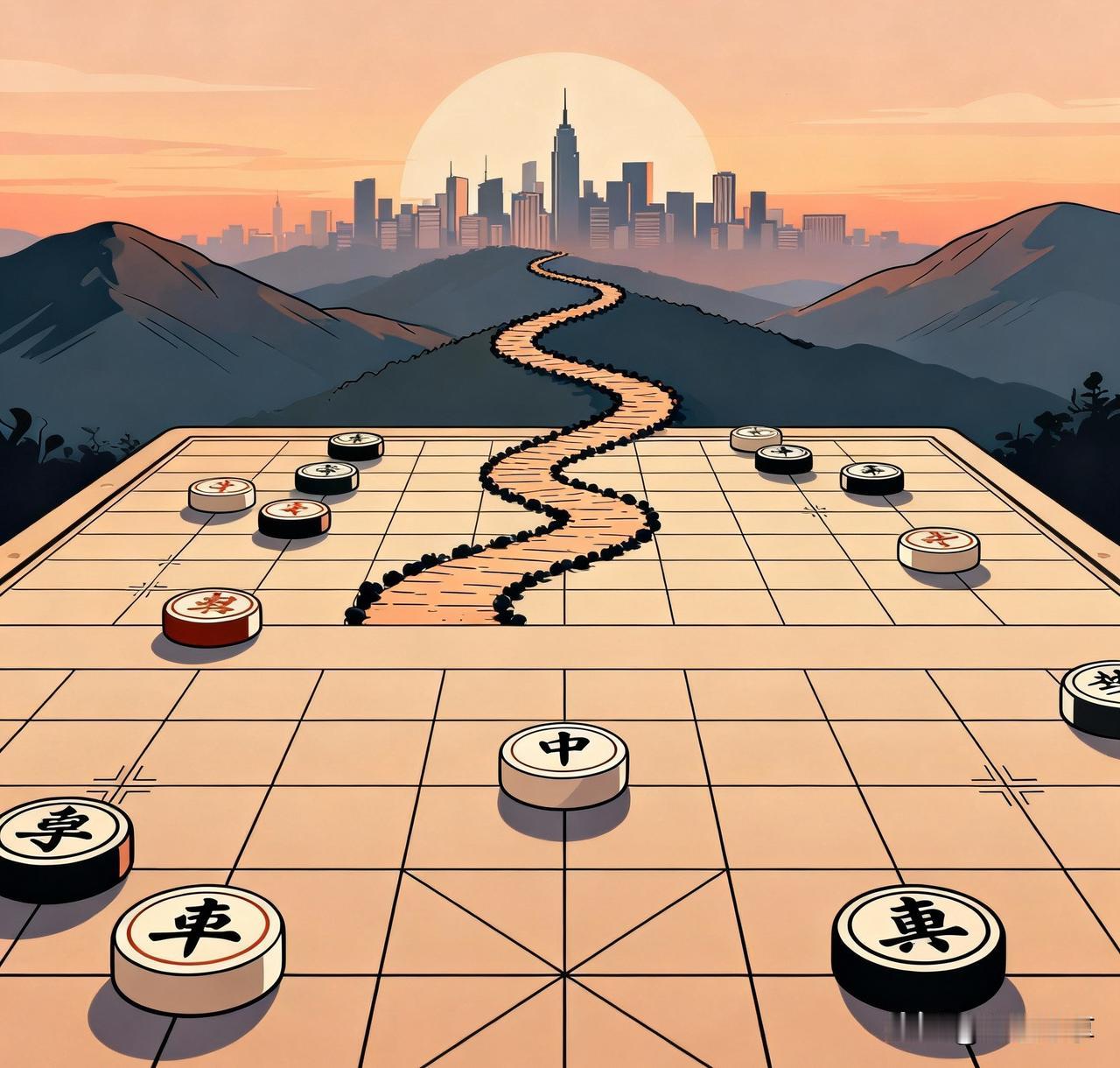 该稳的时候，像卒子那样步步为营，哪怕慢一点，脚下的路也是扎实的；该冲的时候，就得