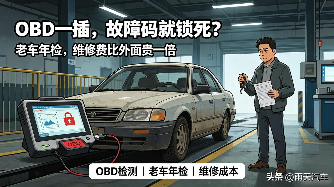 我那15年的老车，一年两检虽然麻烦，但每次能过线我都特有成就感。

可是现在OB