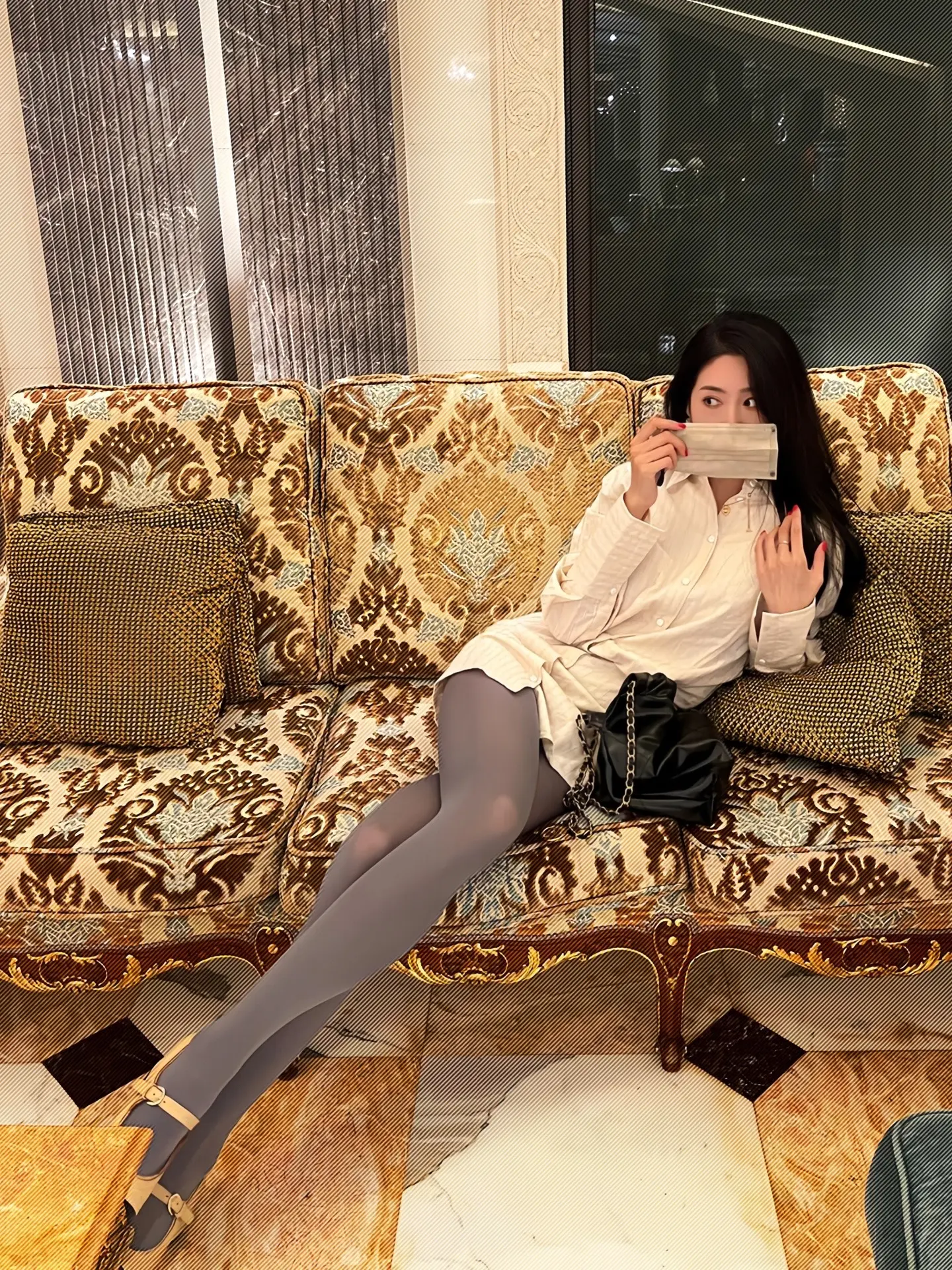 喜欢灰丝的有福了