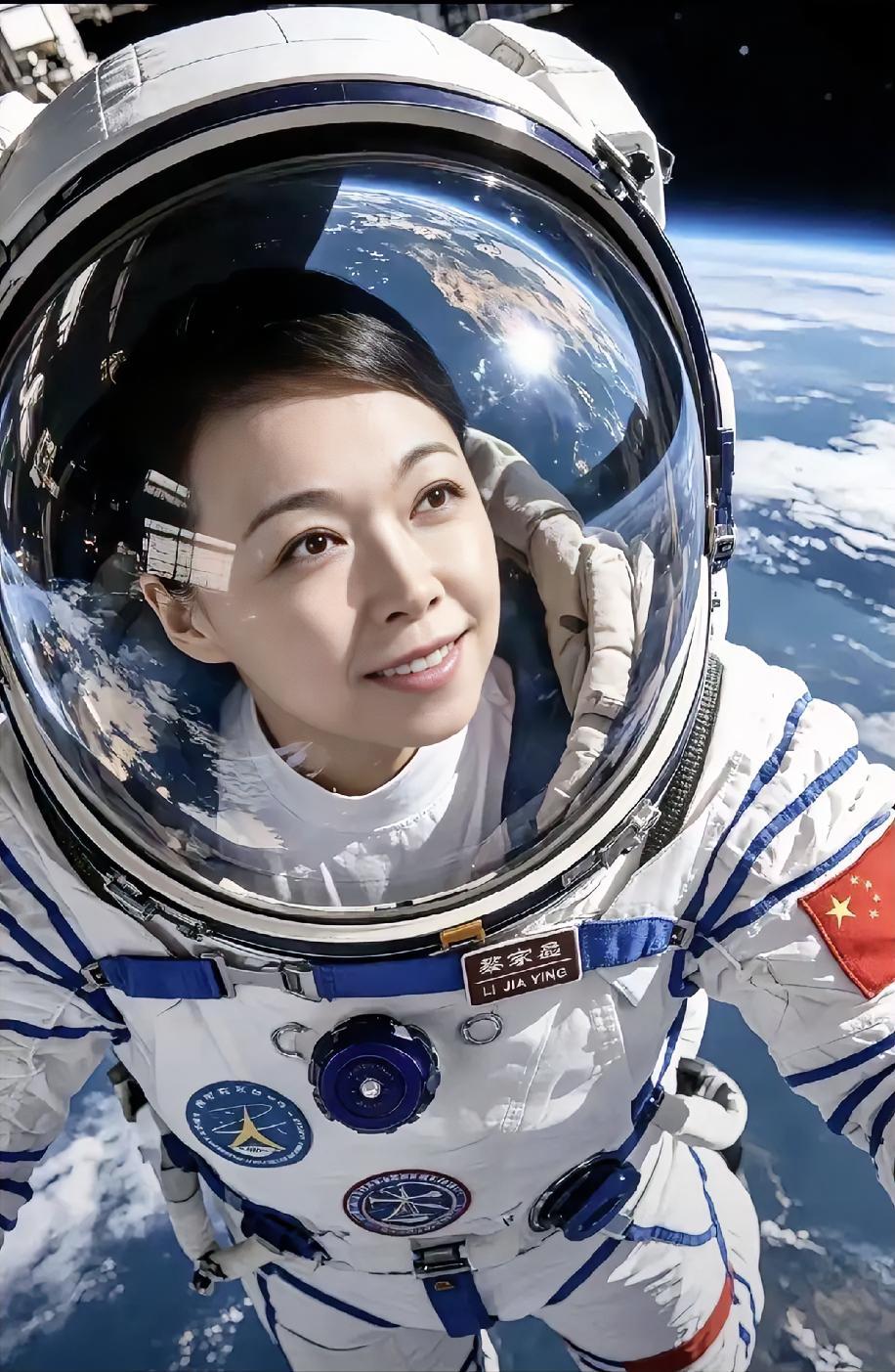 看着黎家盈这张照片我凝视很久很久，傲游太空真的太美了。
本来黎家盈就长的漂亮，大