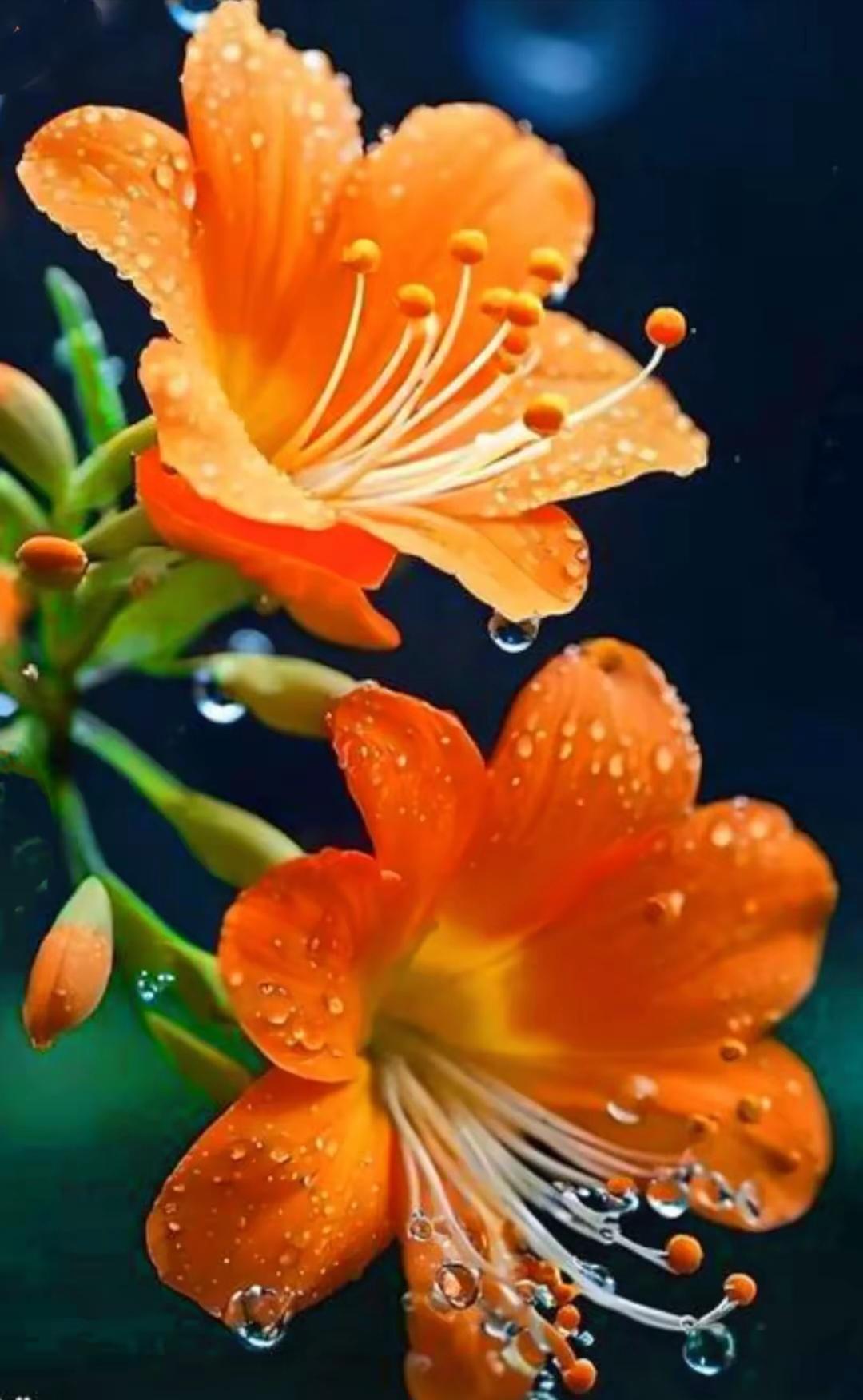 上联；雨悦芳心天润色。

（图片来自网络）