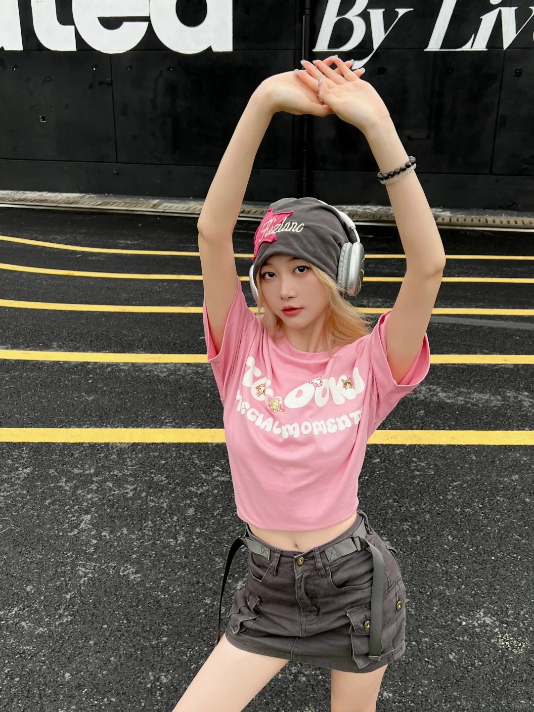 T恤的不普通穿搭💕粉色系夏日辣妹泰酷辣