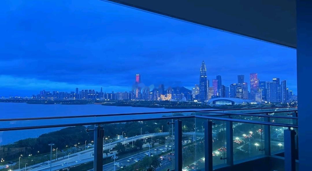 网友：我住在深圳红树西岸，我很喜欢这个海景和大阳台，就是感觉小区旧旧的……