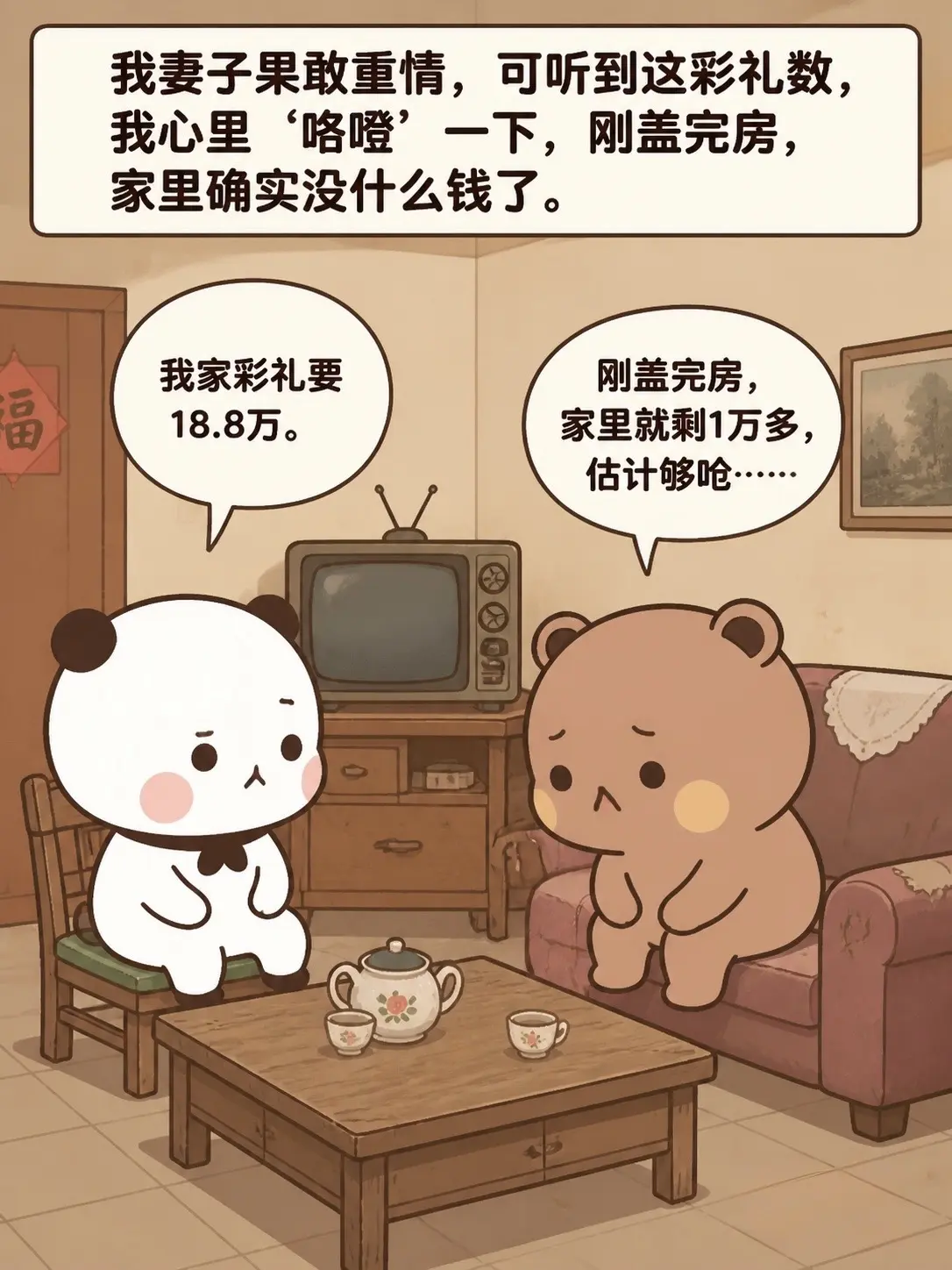 “一纸婚书不问彩礼，六载情深皆予余生”