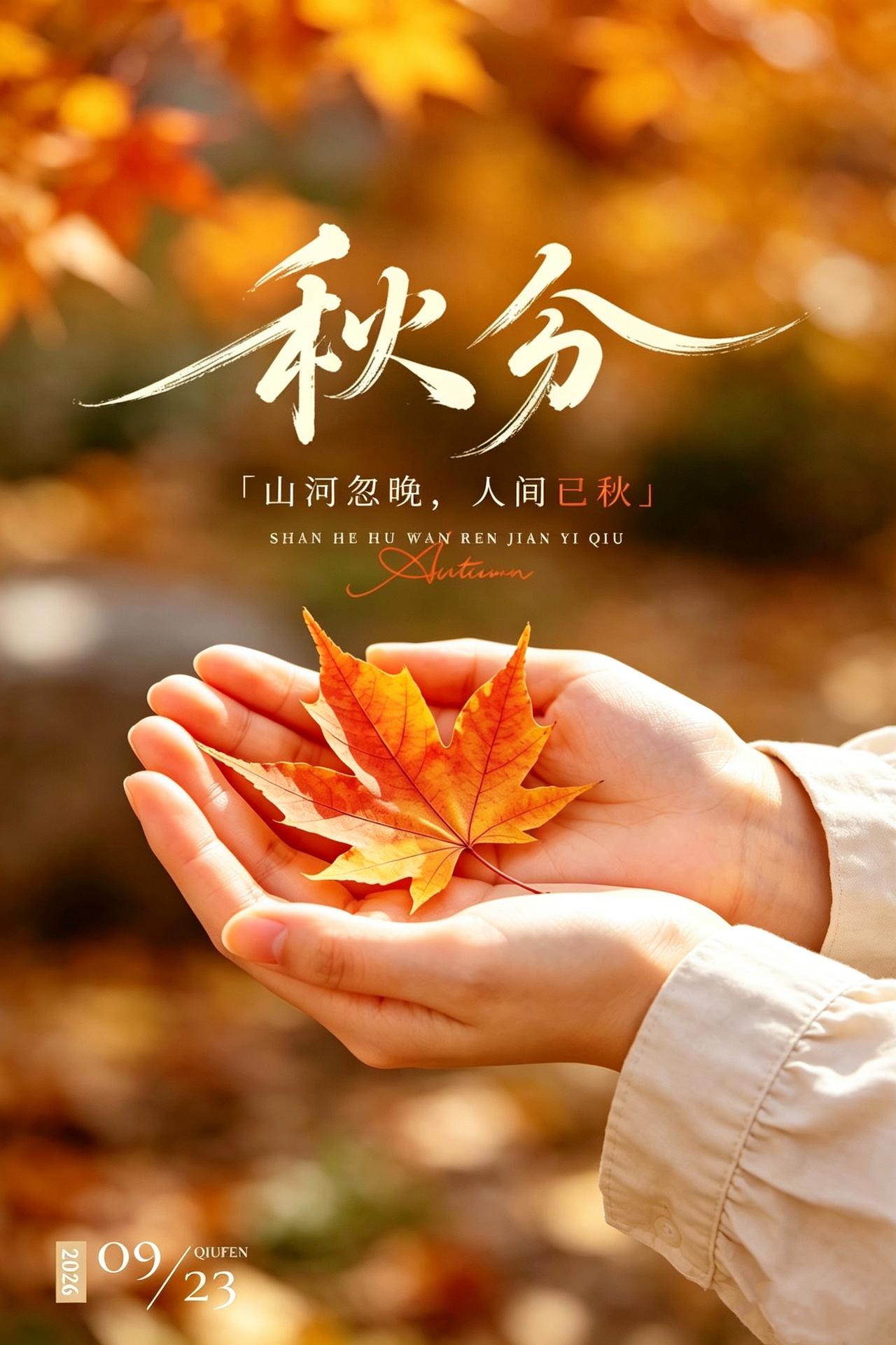 秋分至，秋意渐浓，落叶纷飞，稻谷飘香，处处都是丰收的景象✨。昼夜各半，寒暑相平，