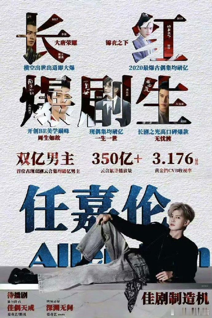 任嘉伦 任嘉伦，长红爆剧生！实力演员，佳剧制造机！ ​​​