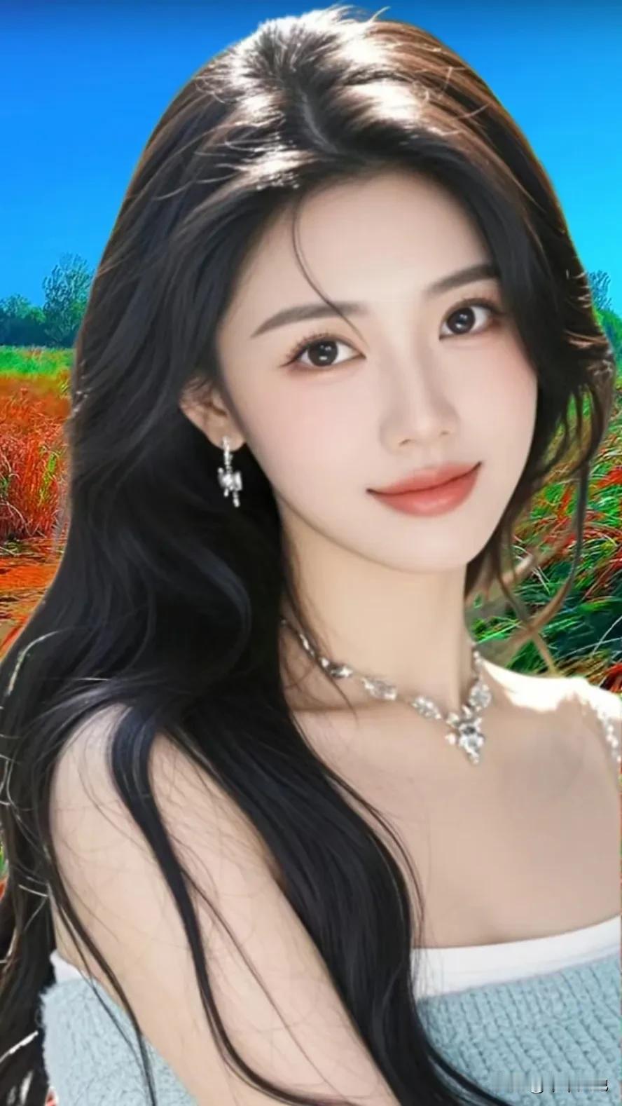 甜美少女，温婉如水，这是一种很迷人的特质。甜美少女不一定是靠颜值，温婉如水的气质