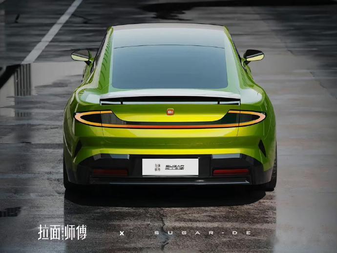 小米汽车非官方渲染图，满分十分，这个设计你打几分？

图源：拉面师傅Design