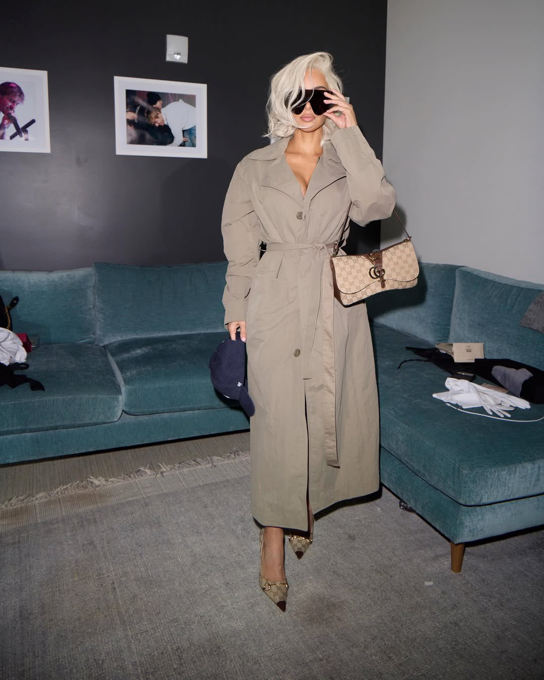 Kim Kardashian 金卡戴珊近期疯狂上身Gucci 