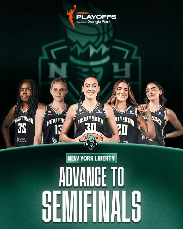 【韩旭所在WNBA球队完成黑八】WNBA自由人黑八山猫WNBA季后赛首轮G2，纽