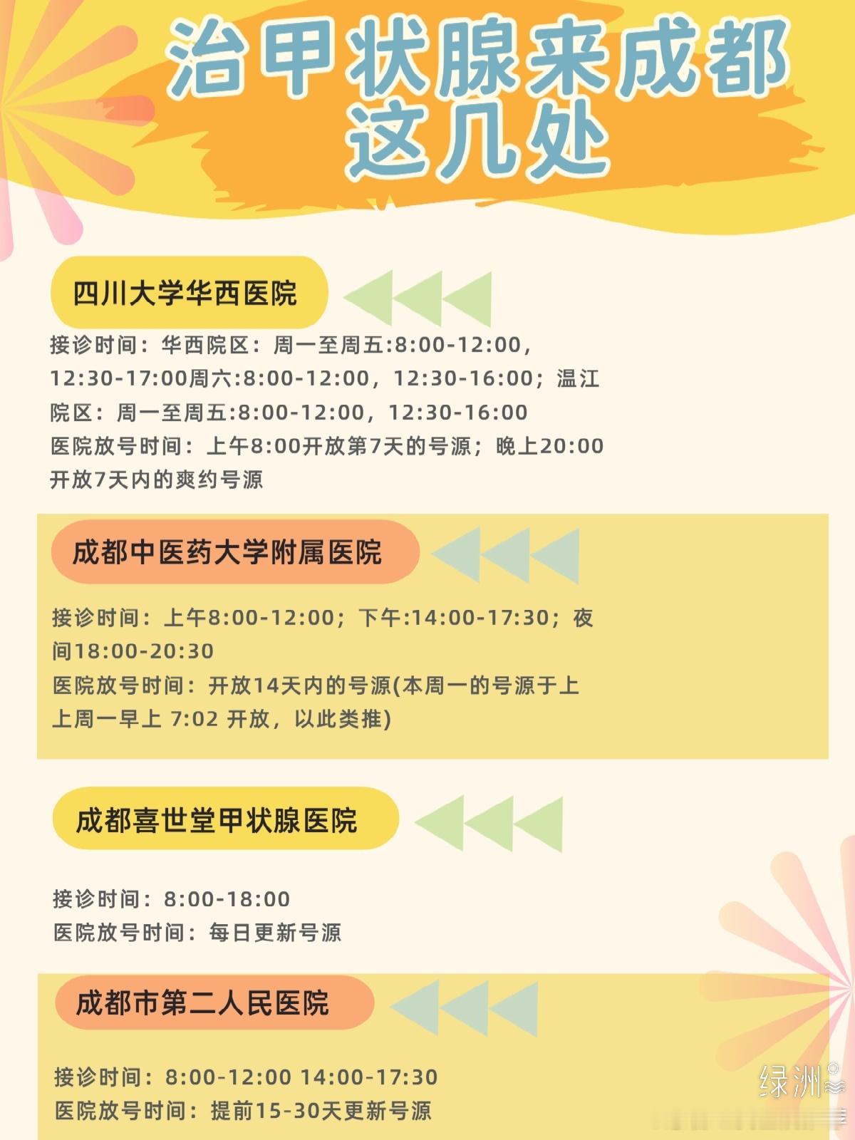 治甲状腺来成都这几处 整理出来了几家在成都大家比较看好的，治甲状腺的医院，大家可