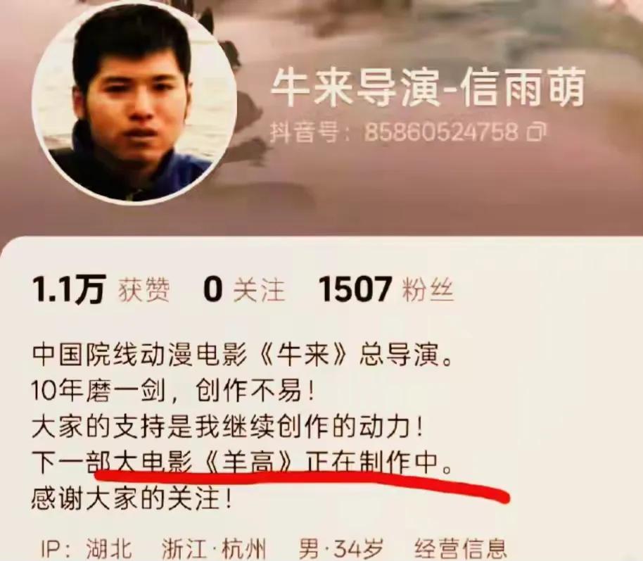 《牛来》还来劲了，趁着闹腾，又推出一部《羊高》！
《牛来》属于导演十年磨一剑，亲