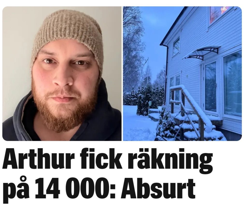 近期，瑞典各地民众都收到了高昂的电费账单。36岁的亚瑟·伊萨克森就是其中之一。他