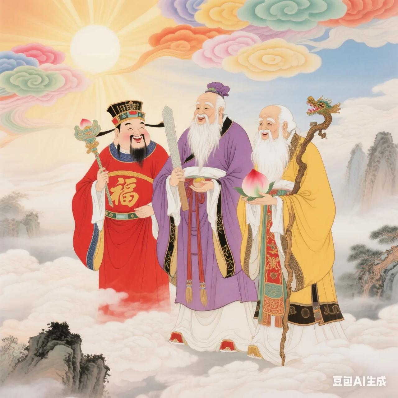 来接福禄寿三位老神仙到您家啦！请点赞或回到我家