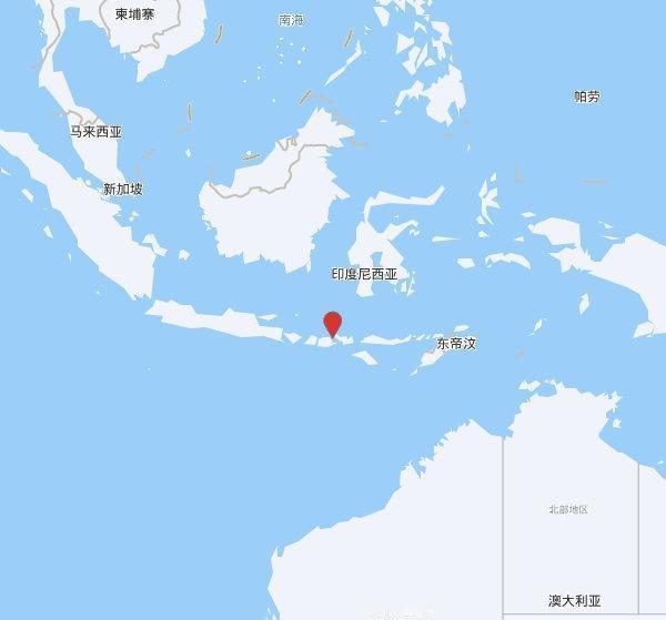 【欧洲地中海地震中心】发布，2026-07-22 22:22:11 在 松巴哇地