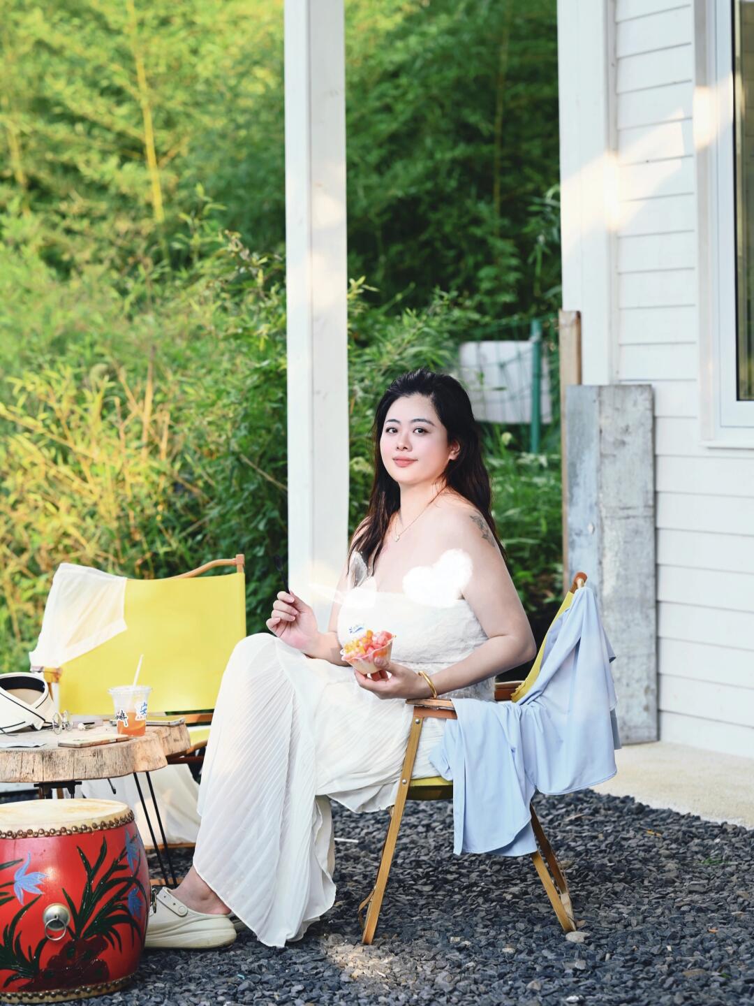 安吉露营plog山谷边的咖啡厅☕