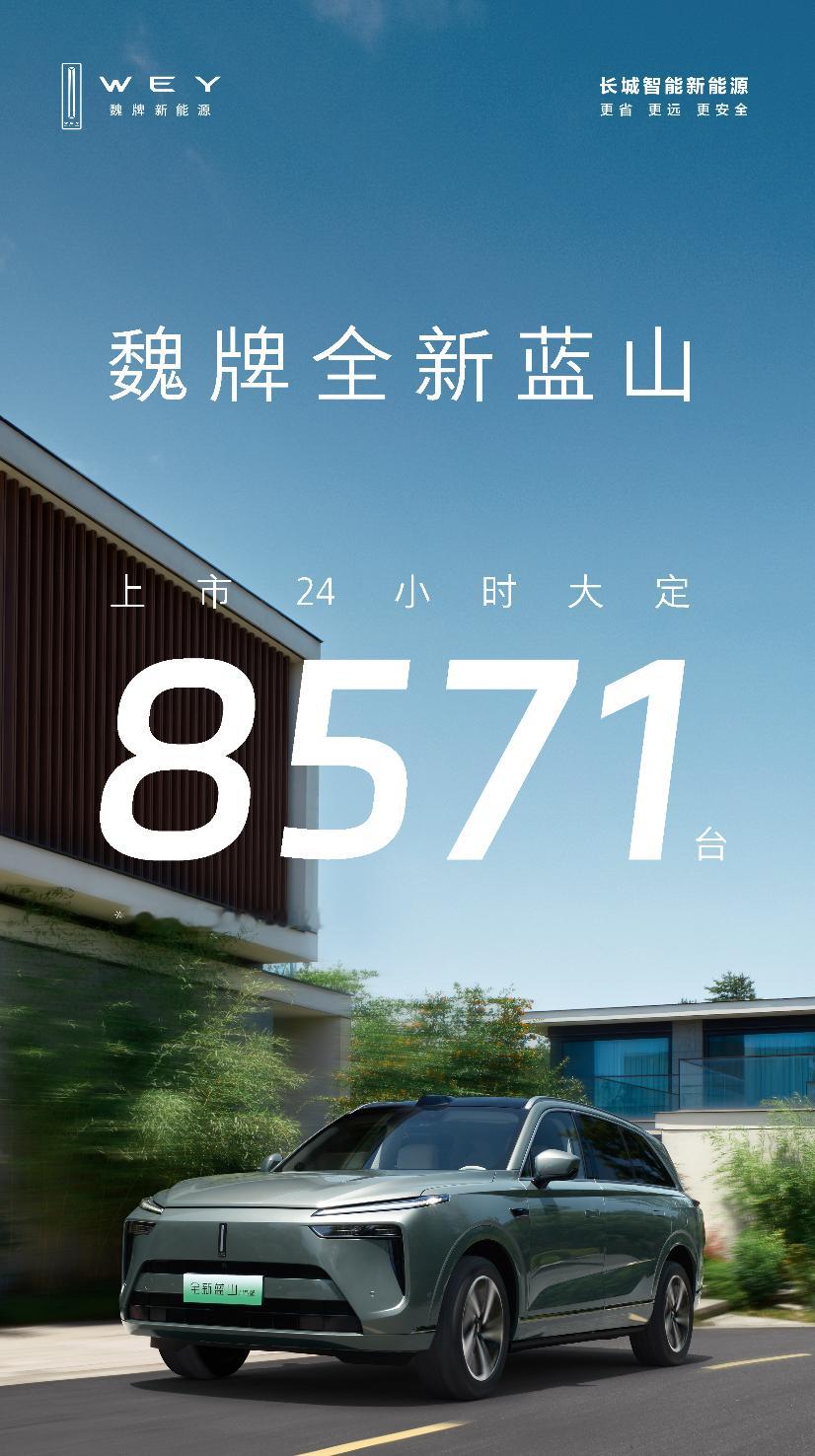 魏牌蓝山卖的这么好啊[憧憬] ​​​