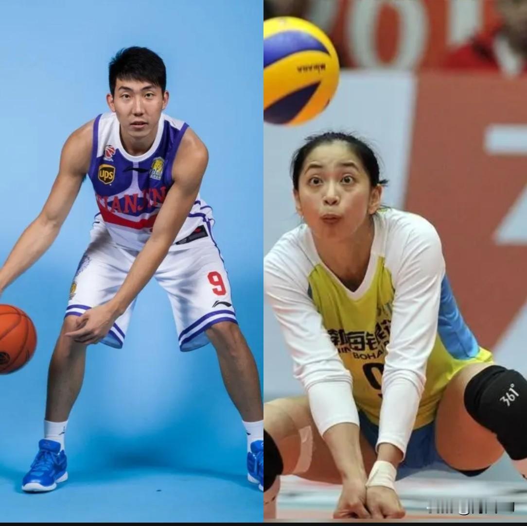 天津男篮、女排伉俪领队
       天津职业体育的团体项目中，女排和男篮都是具