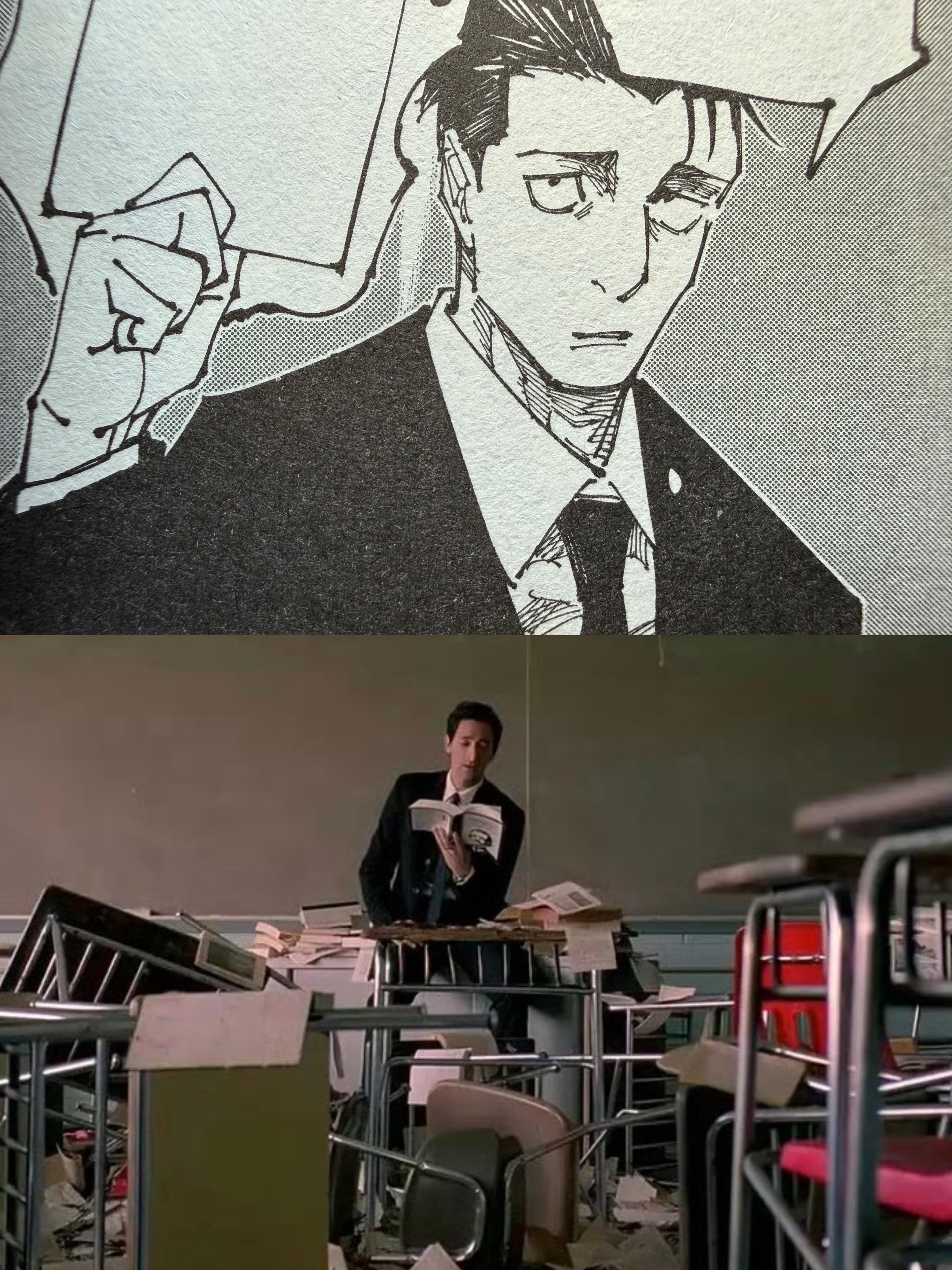 《咒术回战》日车宽见。独眼猫的人设都非常的帅，不知道宽见的原型是不是艾...