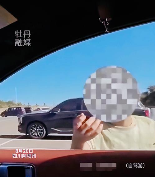 四川一服务区，10岁男孩上完厕所出来发现父母的车都走了，着急之下，他向过路车子寻