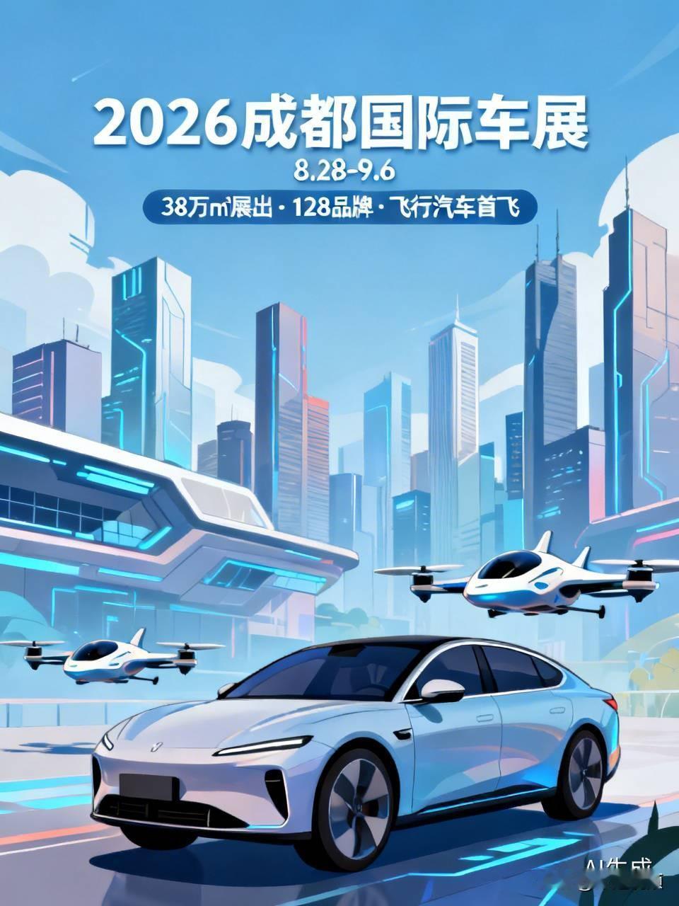 2026成都国际车展 刚刷到2026成都国际车展的消息，这哪是车展，明明是把未来