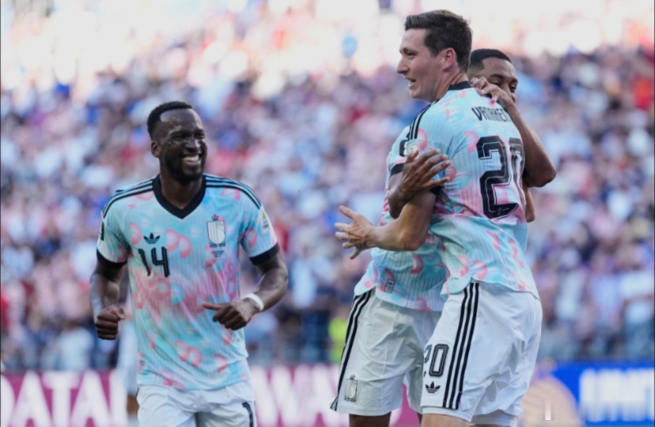 世界杯：正义必胜！德凯特拉雷独造3球，比利时4-1美国约战西班牙。北京时间7月7