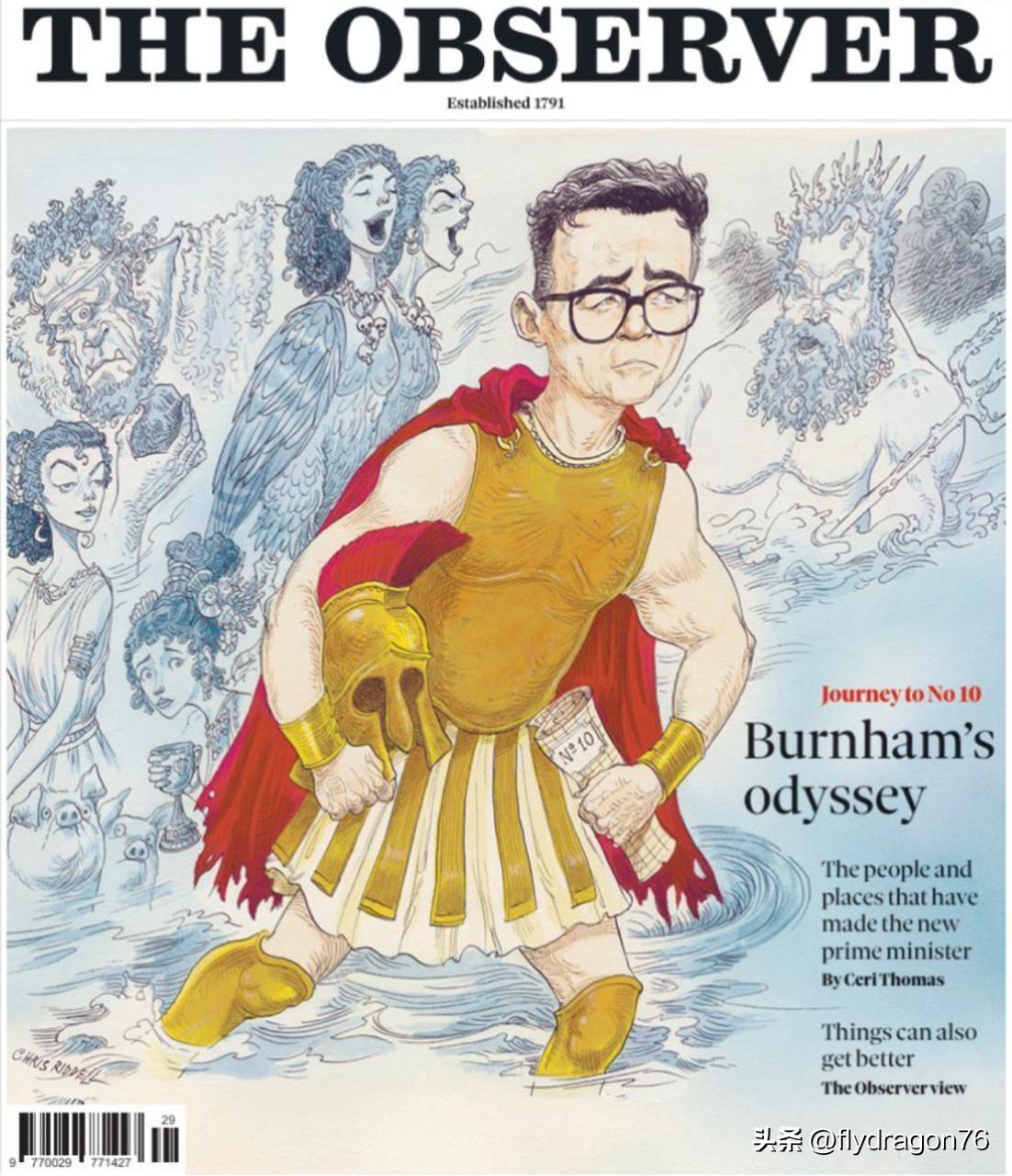 英国几乎所有的周日刊报纸都将目光投向了安迪·伯纳姆（Andy Burnham）明