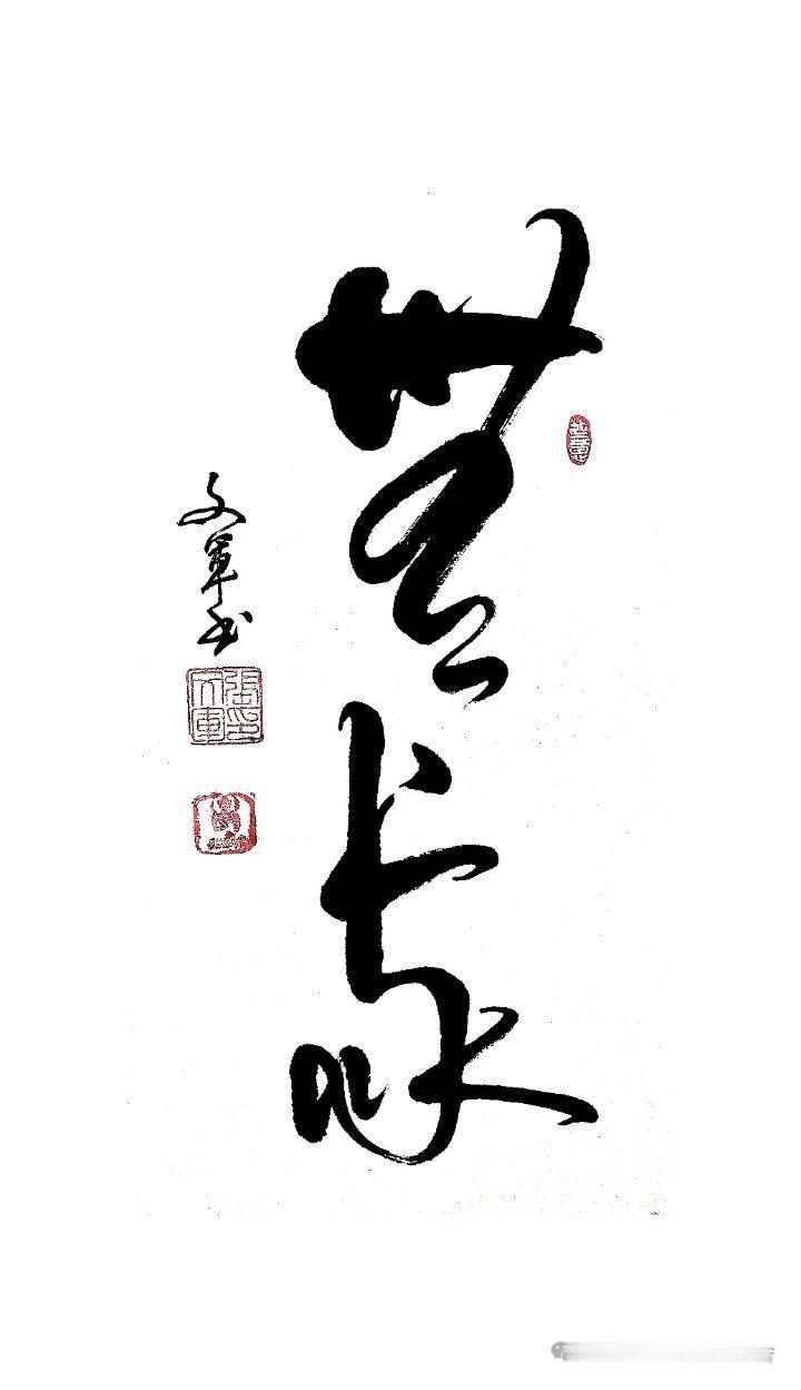 这字真漂亮，
就是不好认。