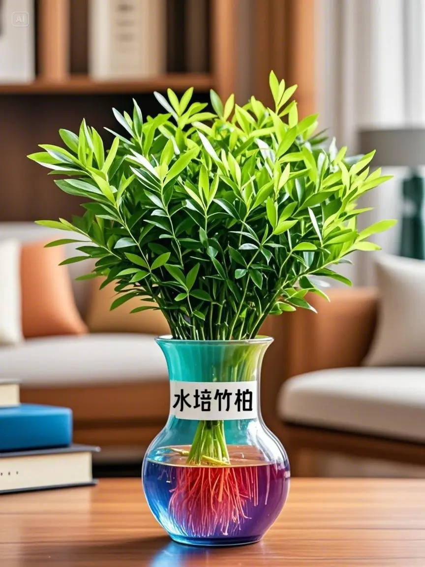 水培竹柏。归家疲惫，渴望一片宁静之地，这款竹柏水培盆栽，正是您梦寐以求...
