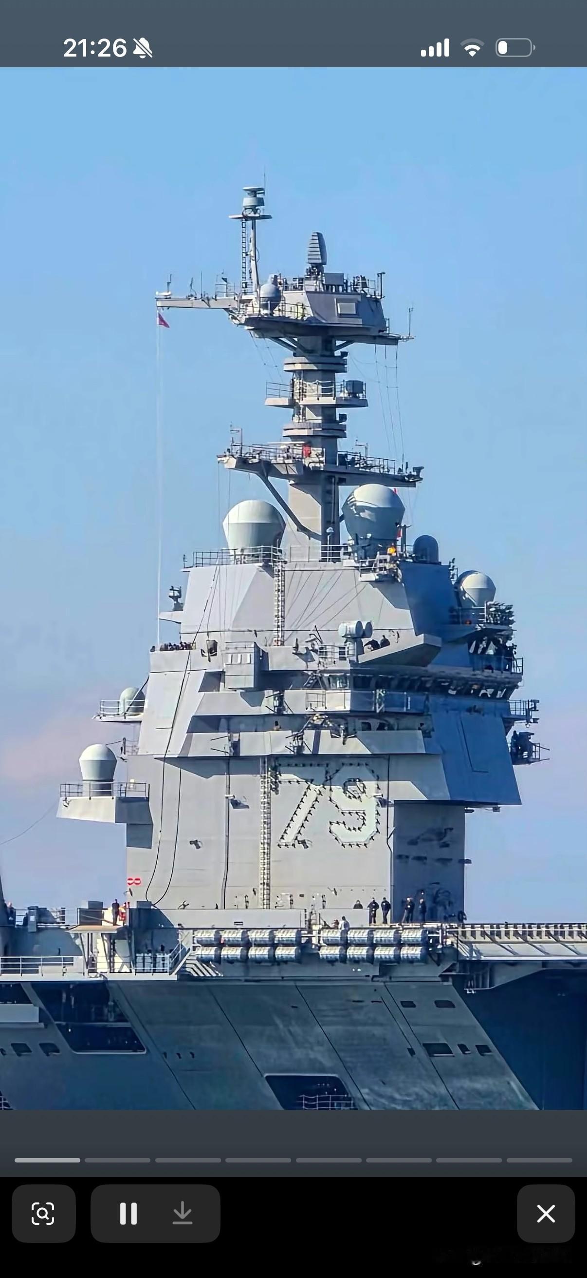 美军肯尼迪号航母试航，新型核动力无限续航！肯尼迪号航母试航美军第二艘福特级核动力