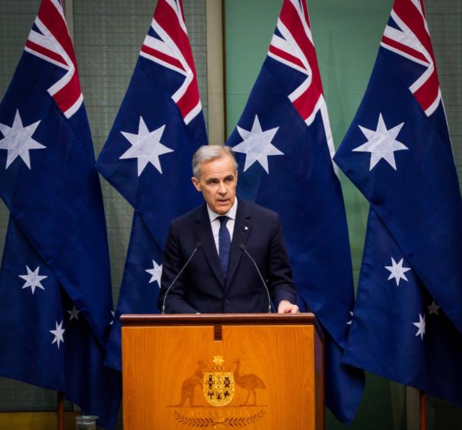 加拿大响应中国！
 
当地时间5日，正在澳大利亚访问的加拿大总理卡尼公开表示：不