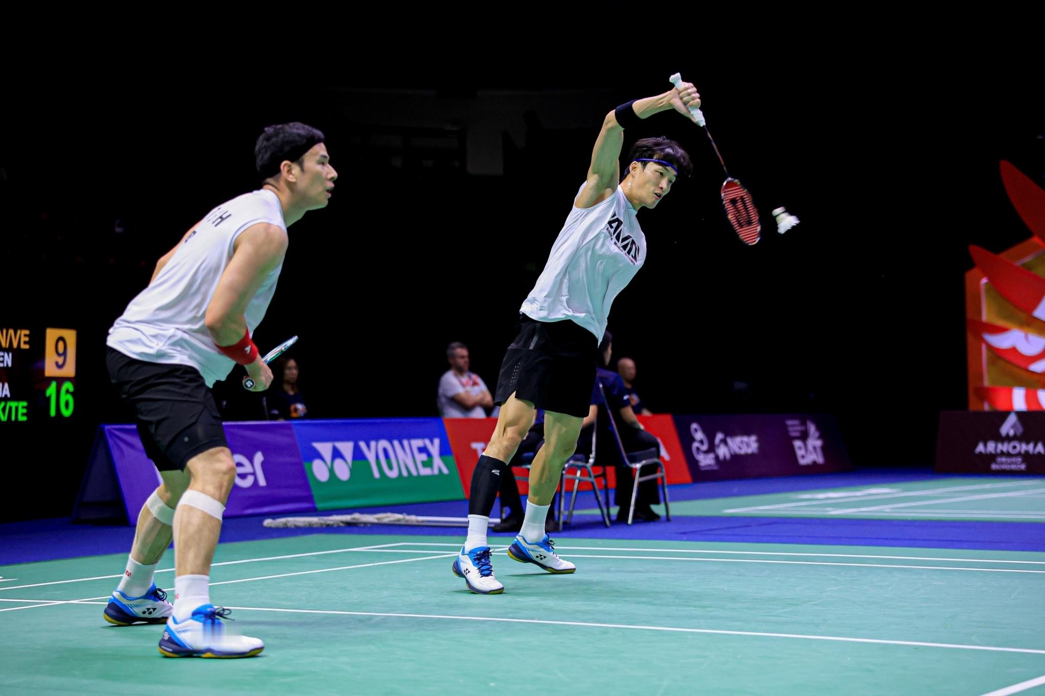 高成炫/申白喆🇰🇷 21-15、17-21、21-19 🇹🇭法兰尤/通萨