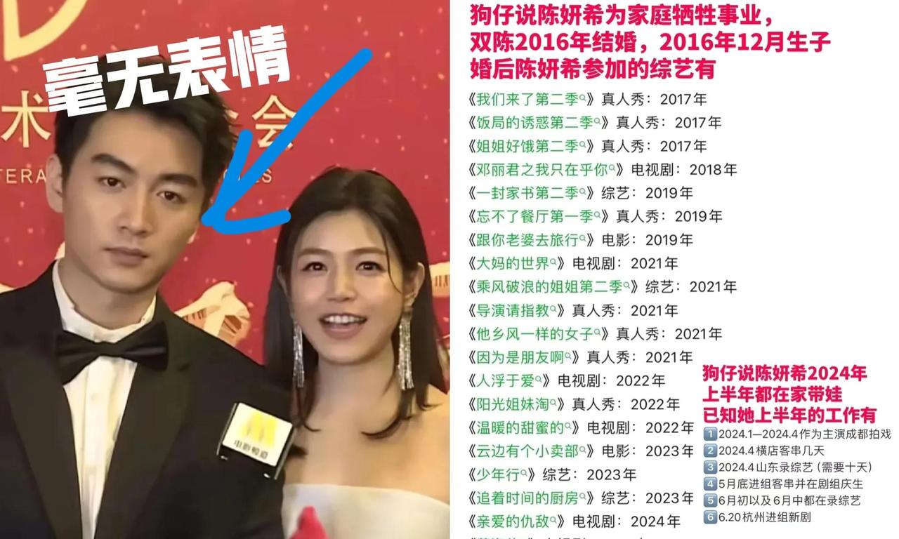 实话实说，陈妍希亲自毁了自己的婚姻，陈妍希当时和陈晓结婚，绝对是捡了一个大便宜。