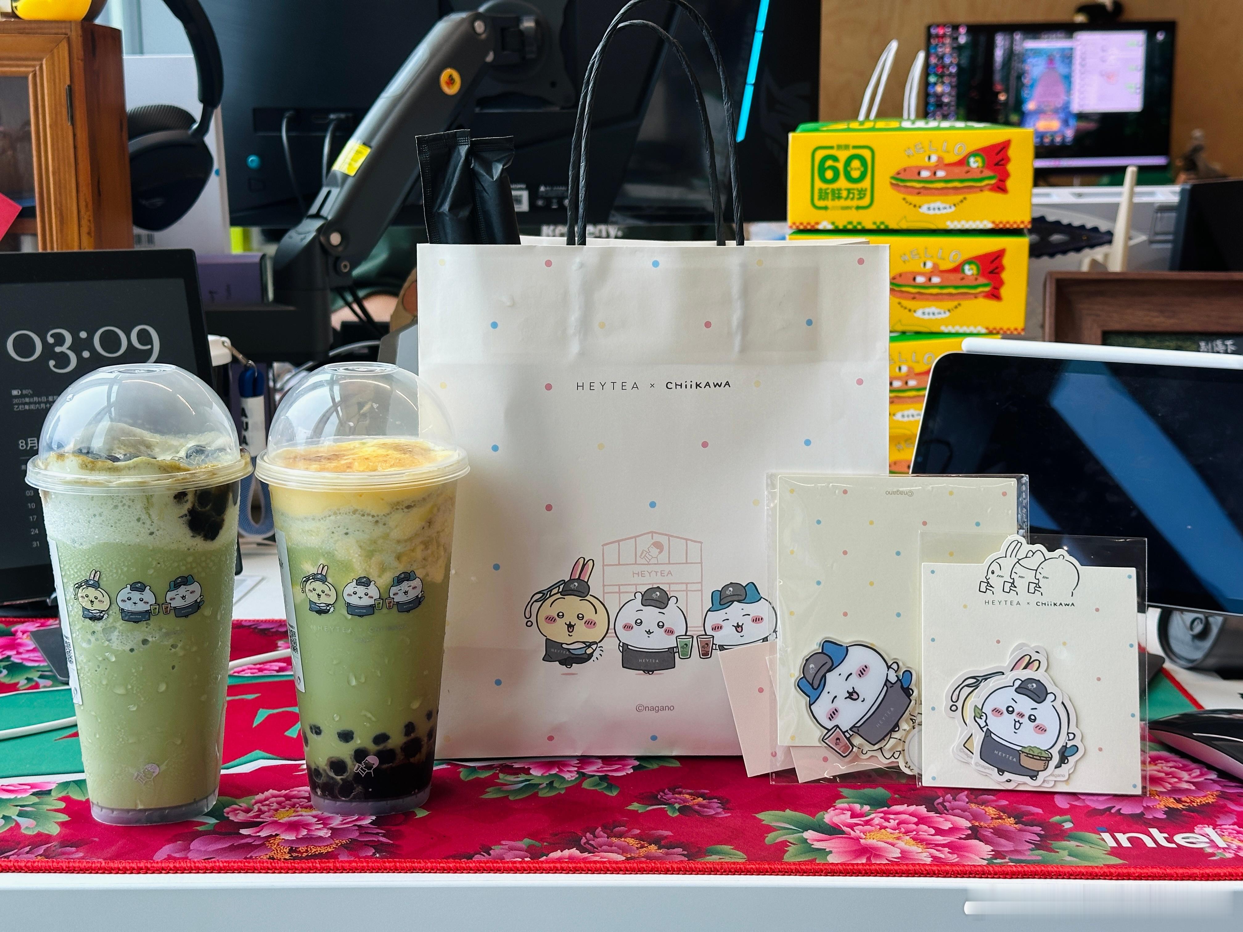 乌萨奇到！好可爱的联名，揪一个小伙伴喝喜茶🧋 ​  ​​​