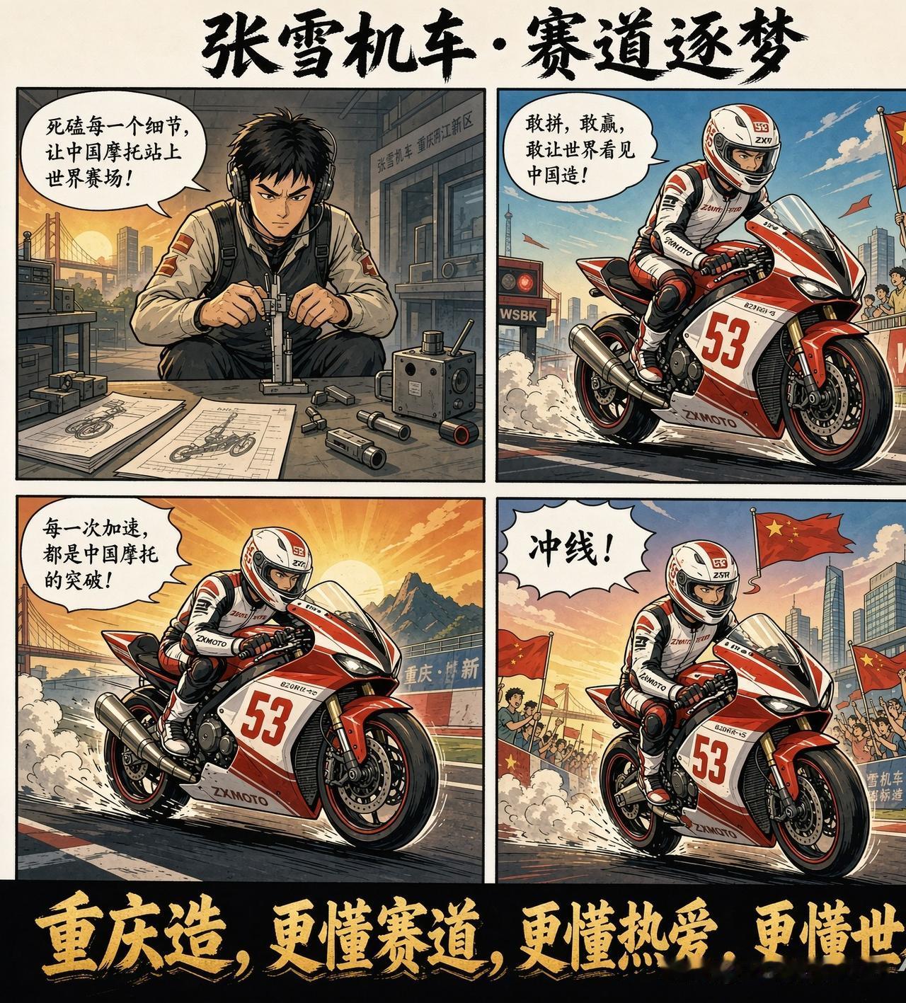 重庆大领导参访调研张雪机车，令人倍感亲切，他们不是在为一家摩托车公司站台，而是在