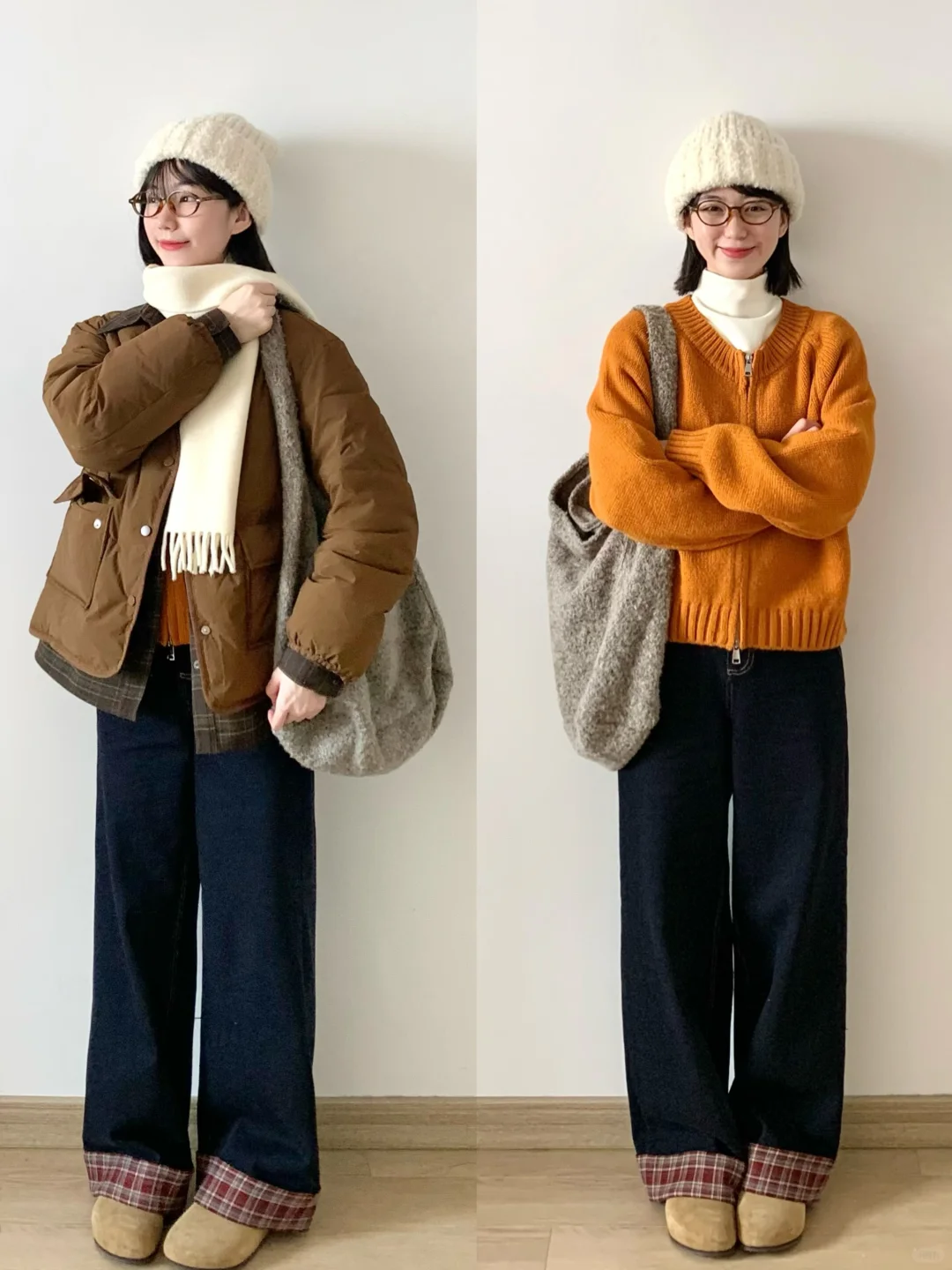 冬天还得是日系风更保暖舒服～