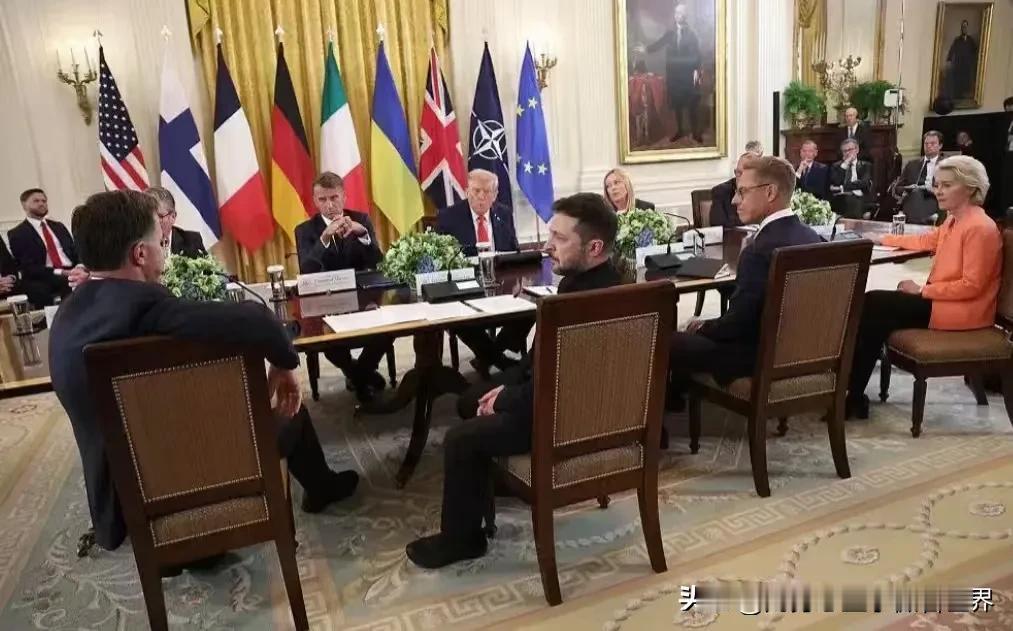 对于美国来说，这的确是历史性的一天。欧洲主要领导人齐聚白宫，而白宫的主人，美国总