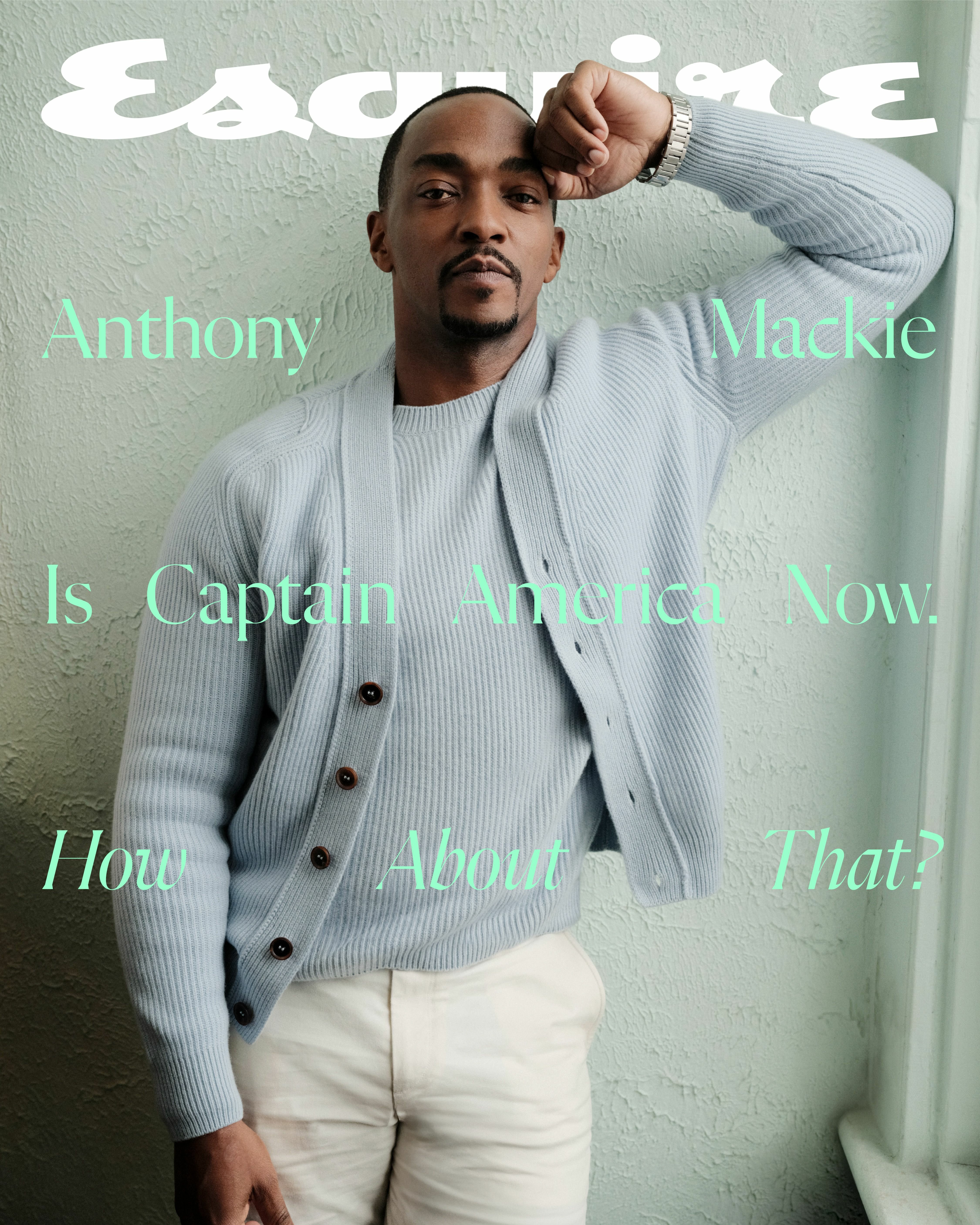 鹰队“阿毛” Anthony Mackie 登上《Esquire》杂志封面及写真