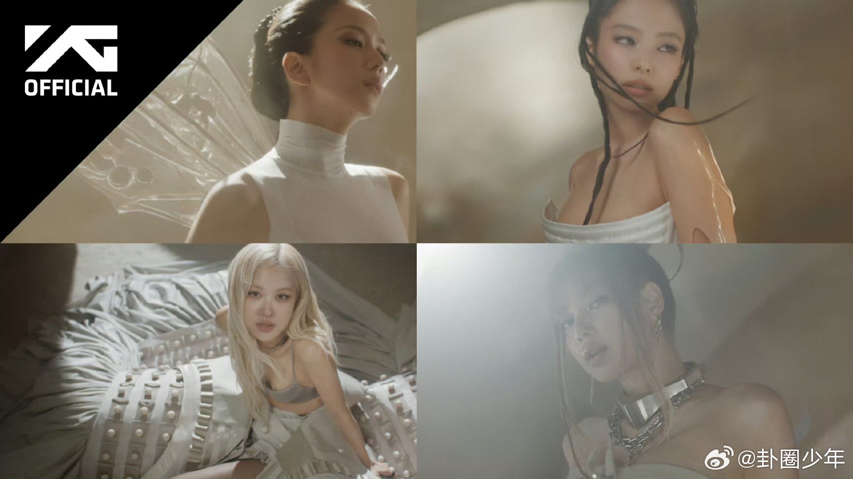 BLACKPINKGOMV幕后花絮镜头下的温柔与霸气并存，智秀清冷、Jennie