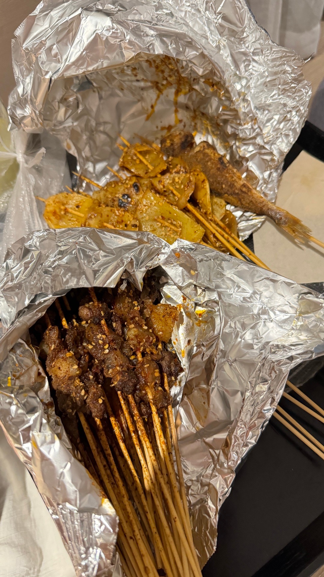 昆明好吃的外卖太多了[允悲]这家小肉串配送费22我都要点！！真的香 不够吃又叫了