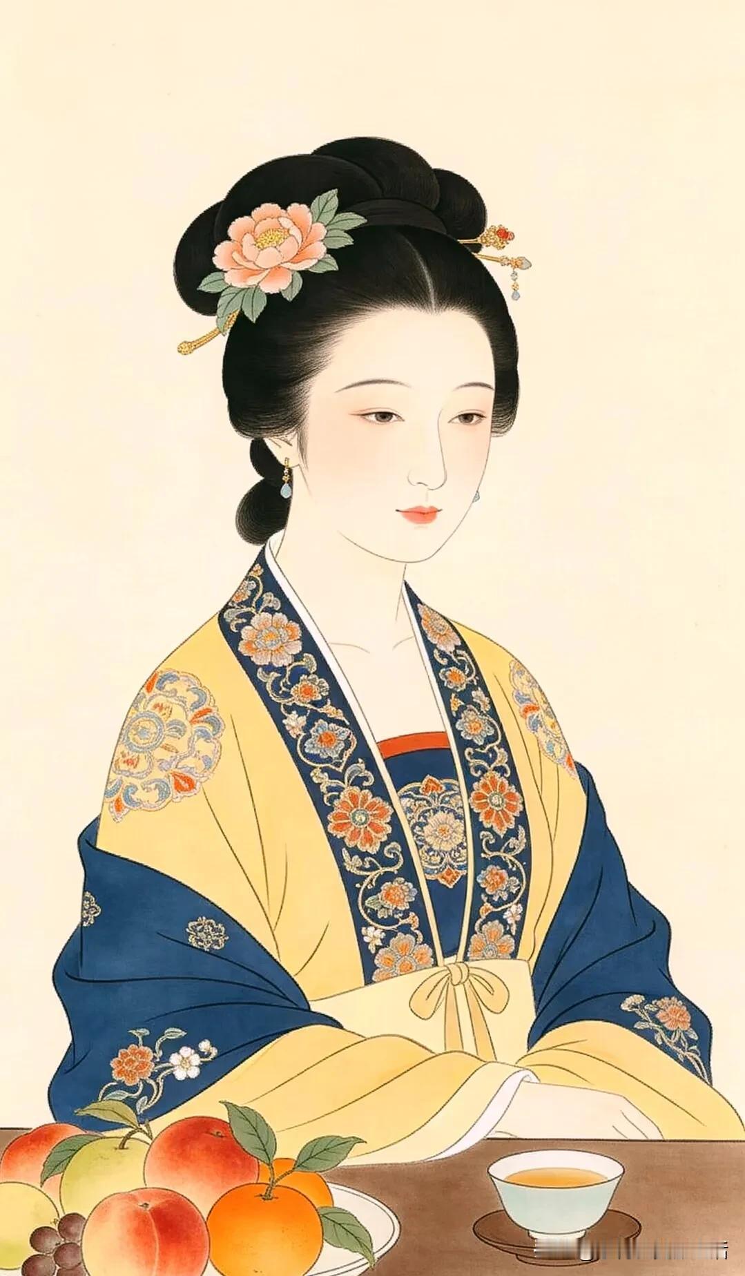 仕女图欣赏