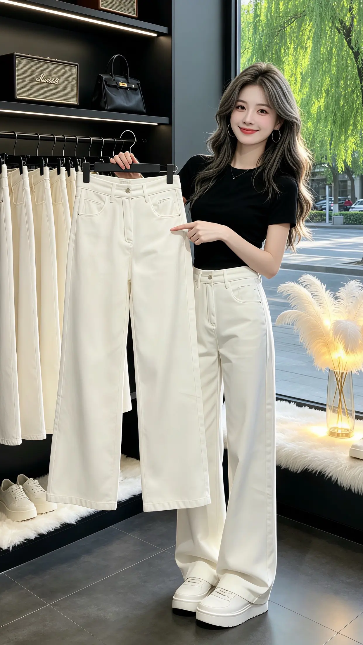 显瘦显高显气质 百搭神裤人手一条 怎么将牛仔裤穿出高级感 梨型身材必入...