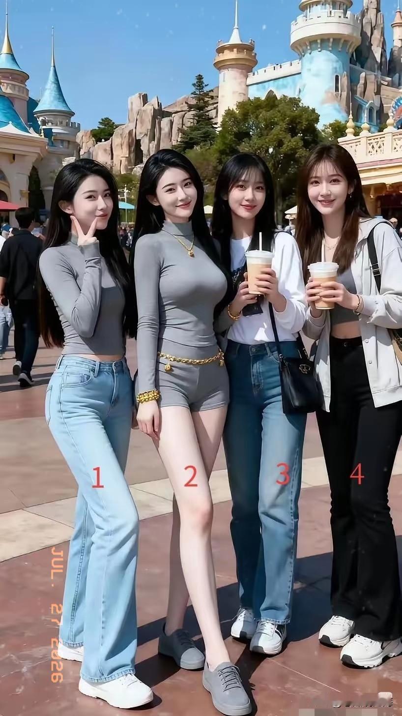 四大美女各有不同，你选择那个

我选2号做我的女友。
你的选择是 不同女生的审美