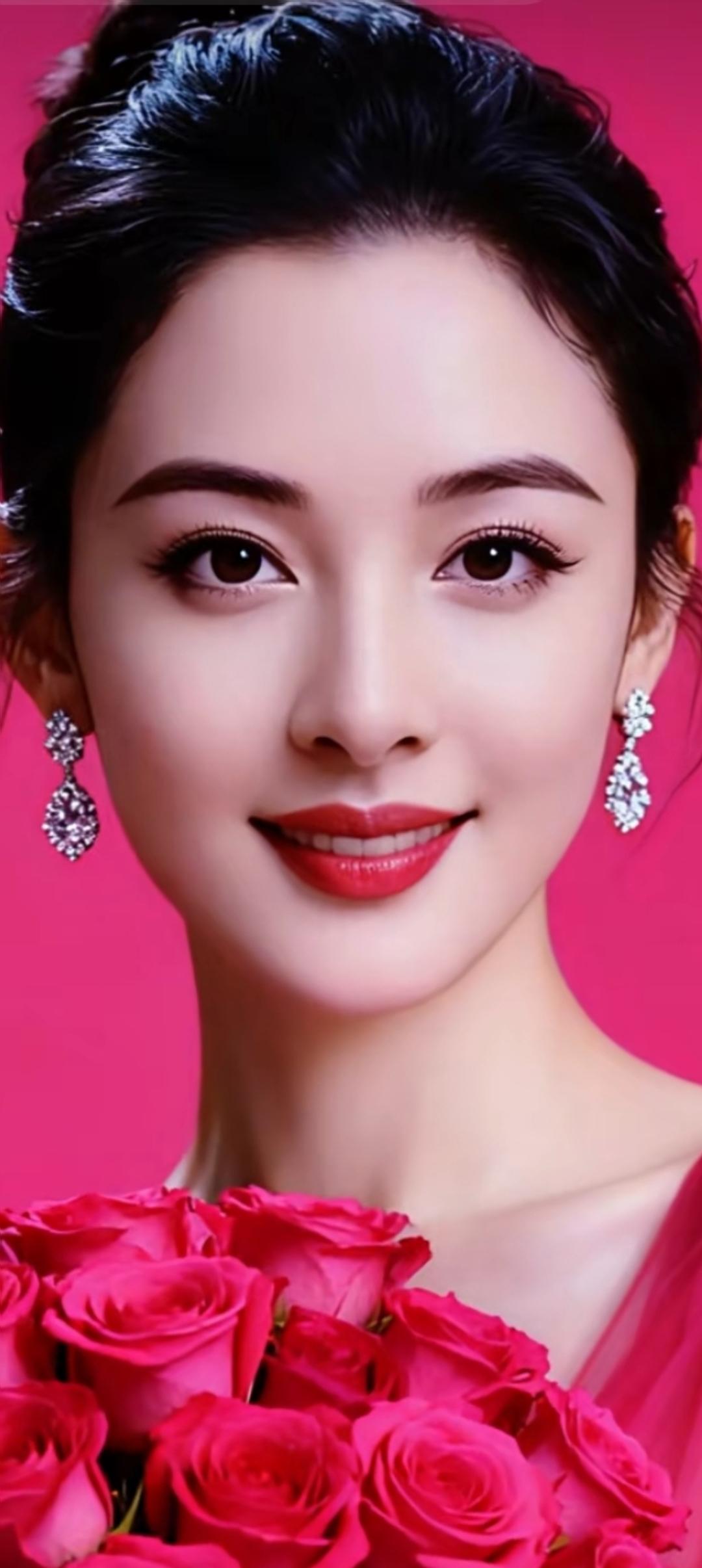 优雅玫瑰，绽放美丽时刻🌹💄👗