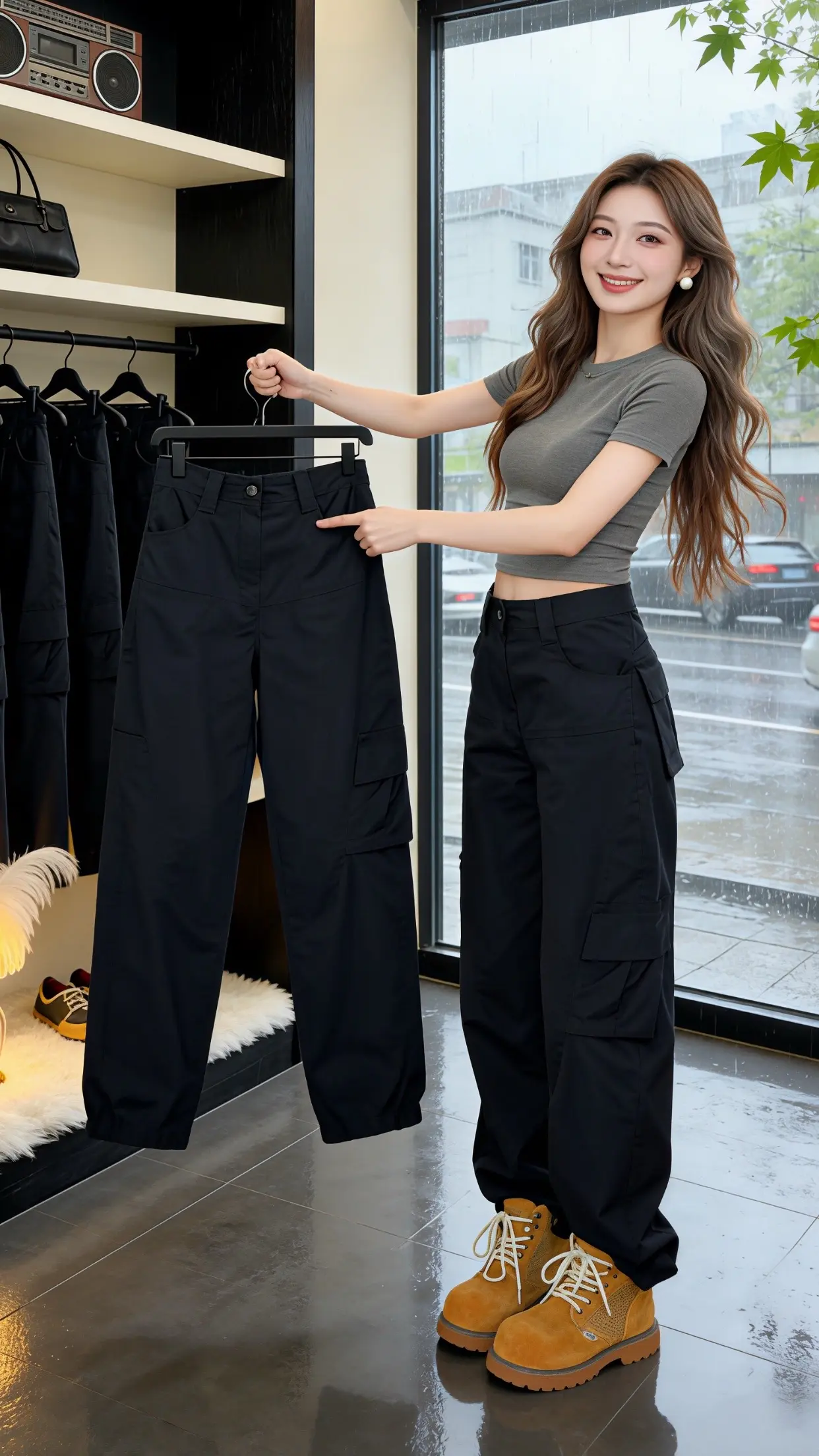 这才是女生们想找的裤子吧 百搭神裤人手一条 修饰腿型的裤子 显瘦显高显...