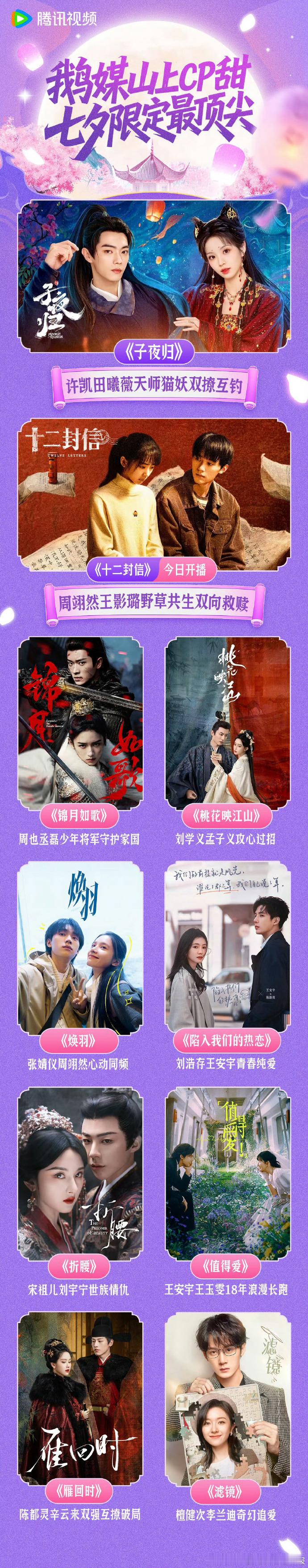 腾讯文案超绝异性恋 腾讯待播剧《山河枕》，宋茜丁禹兮携手演绎，弟弟与嫂子突破阻碍