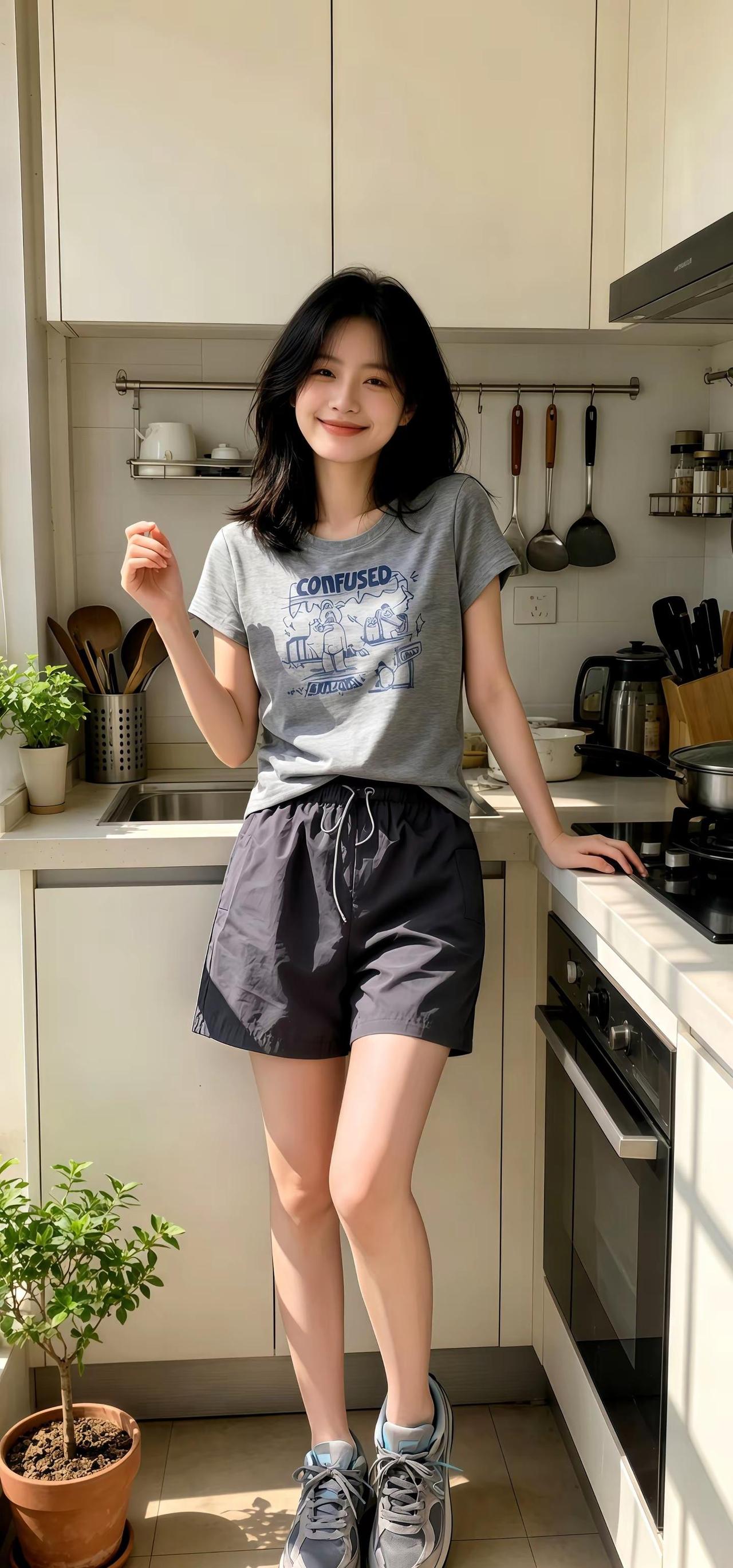 相片是开心的具象化。夏日休闲风ootd 日常居家ootd 阳台ootd 休闲减龄