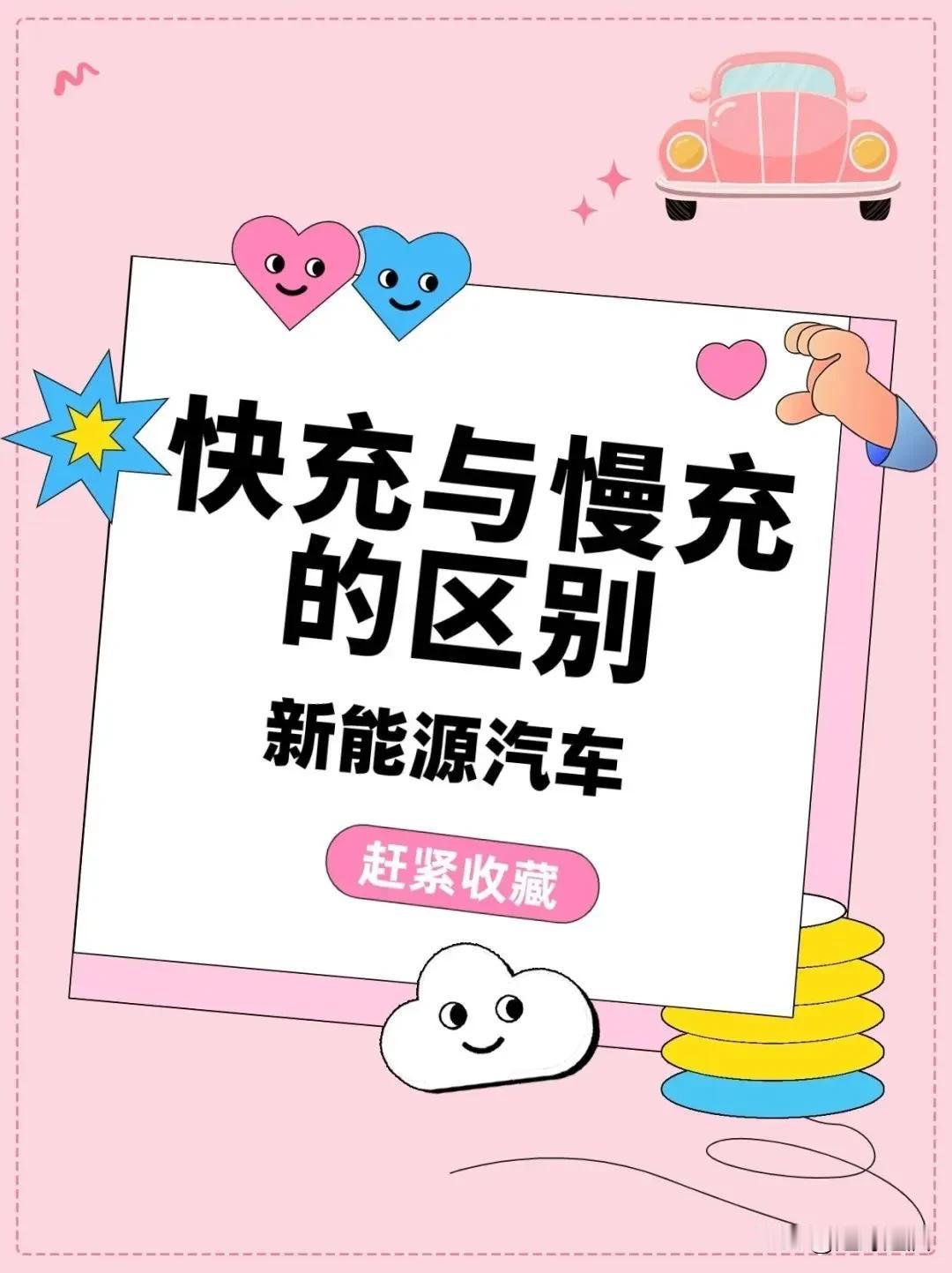 你想了解新能源汽车快充与慢充的区别吗？请看下图#探讨电动汽车#
