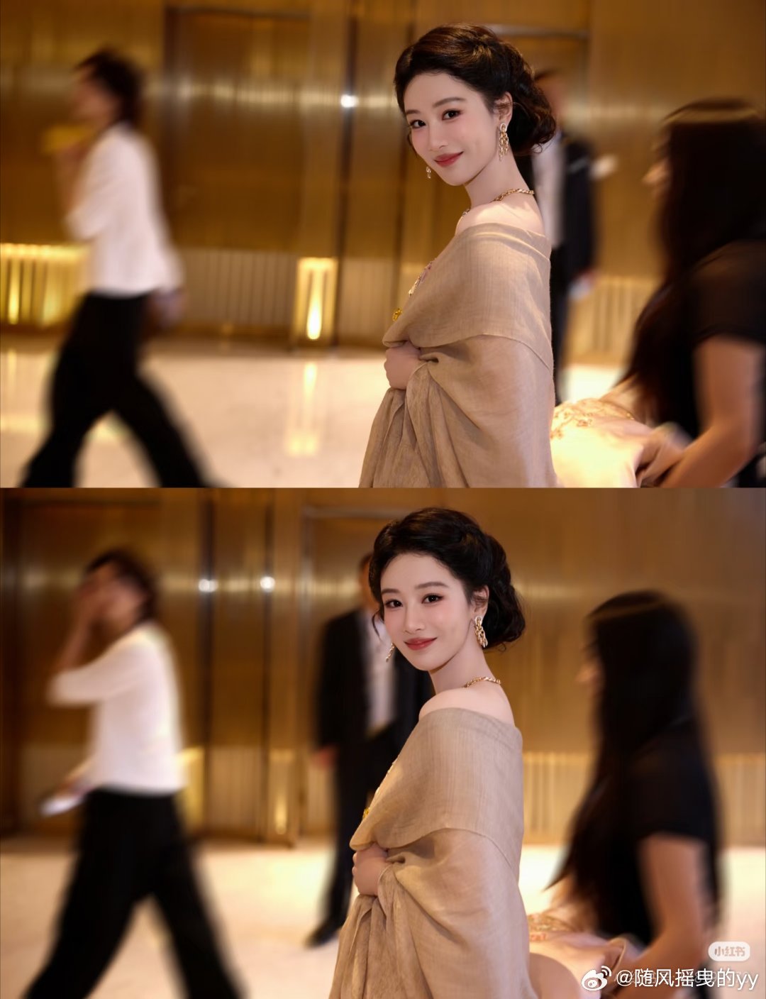 回眸一笑百媚生，太美了吧